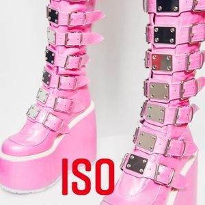 Sweeter than eva Trinity boots demonia